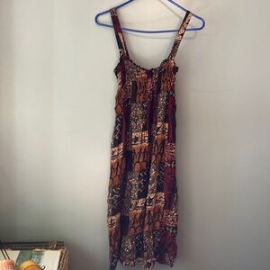 Bohemian Multicolor Sleeveless Dress